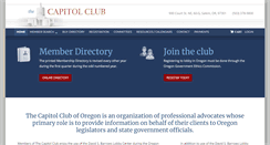 Desktop Screenshot of oregoncapitolclub.org